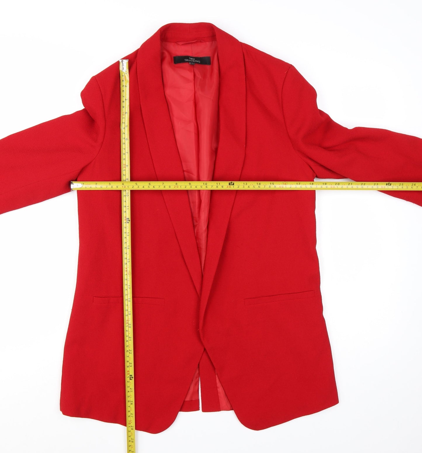 Next Tailoring Red Women's Size 12 Shawl Collar Blazer