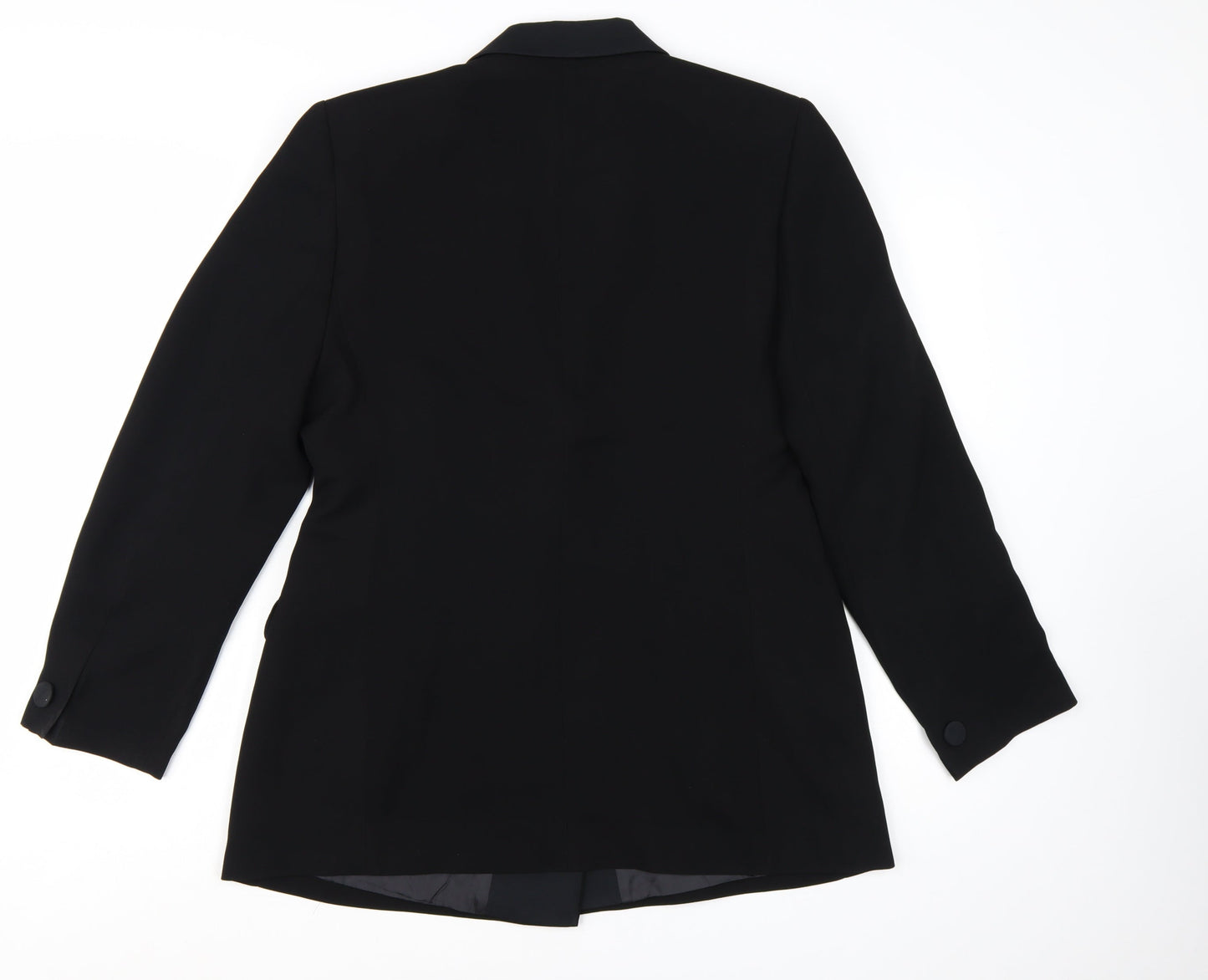 Marks and Spencer Women’s Black Size 16 Tuxedo Blazer Jacket