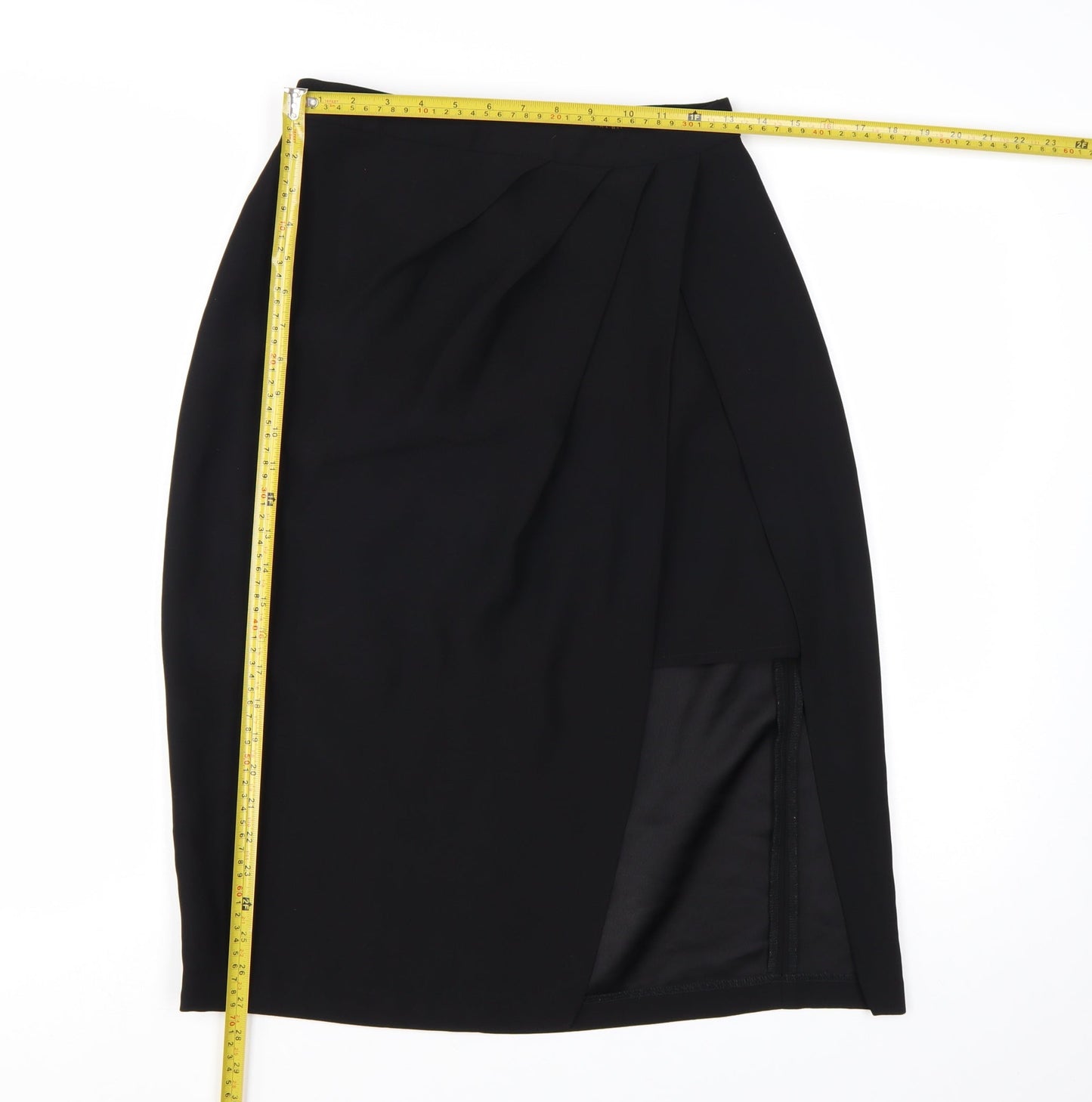 Zara Basic Women's Black Size 8 Pencil Skirt Knee Length Workwear