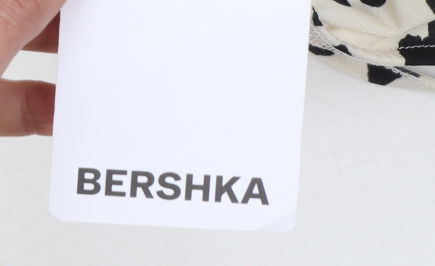 Bershka Women's Multicoloured Halter Camisole Tank Top S
