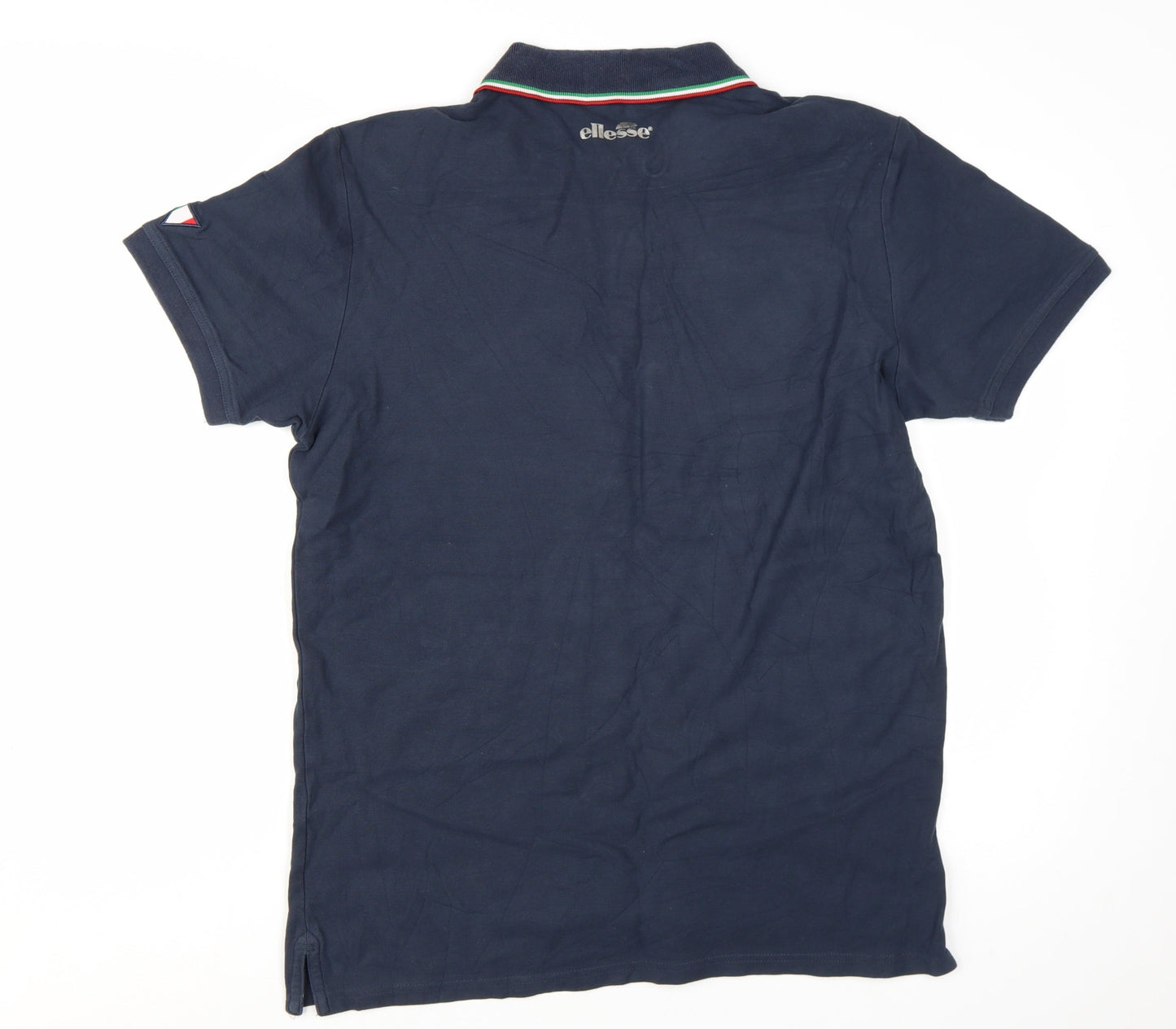 Ellesse Men's Navy Blue Cotton Polo Shirt XXL Classic Fit