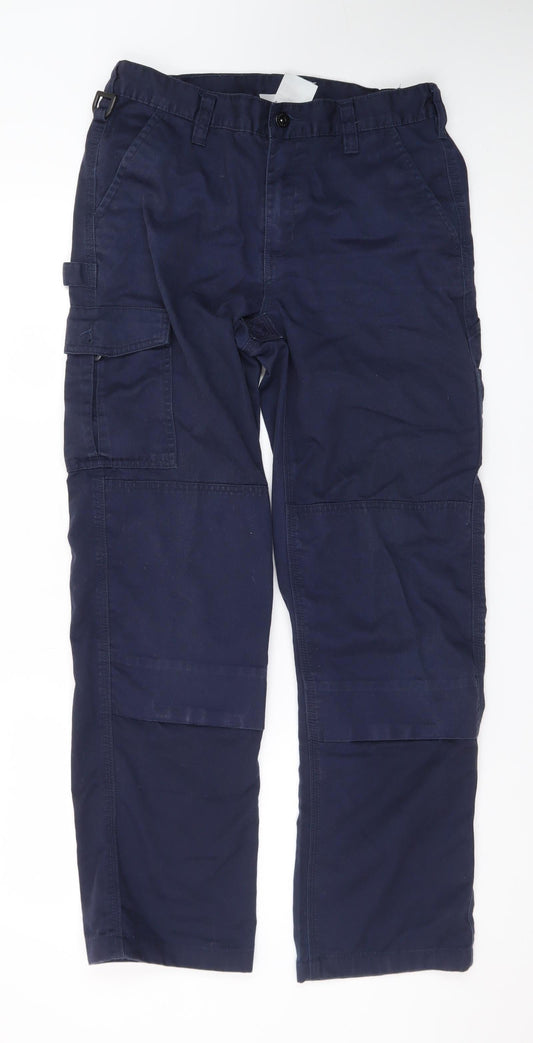 Regatta Professional Men's Blue Cargo Workwear Trousers 30W 31L