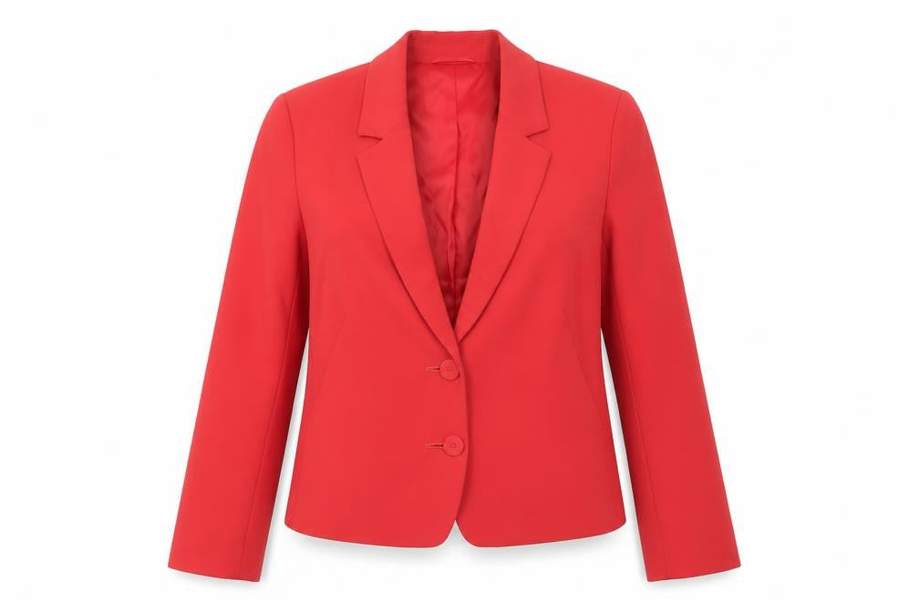 Hobbs Women Red Tailored Single-Breasted Blazer UK 10