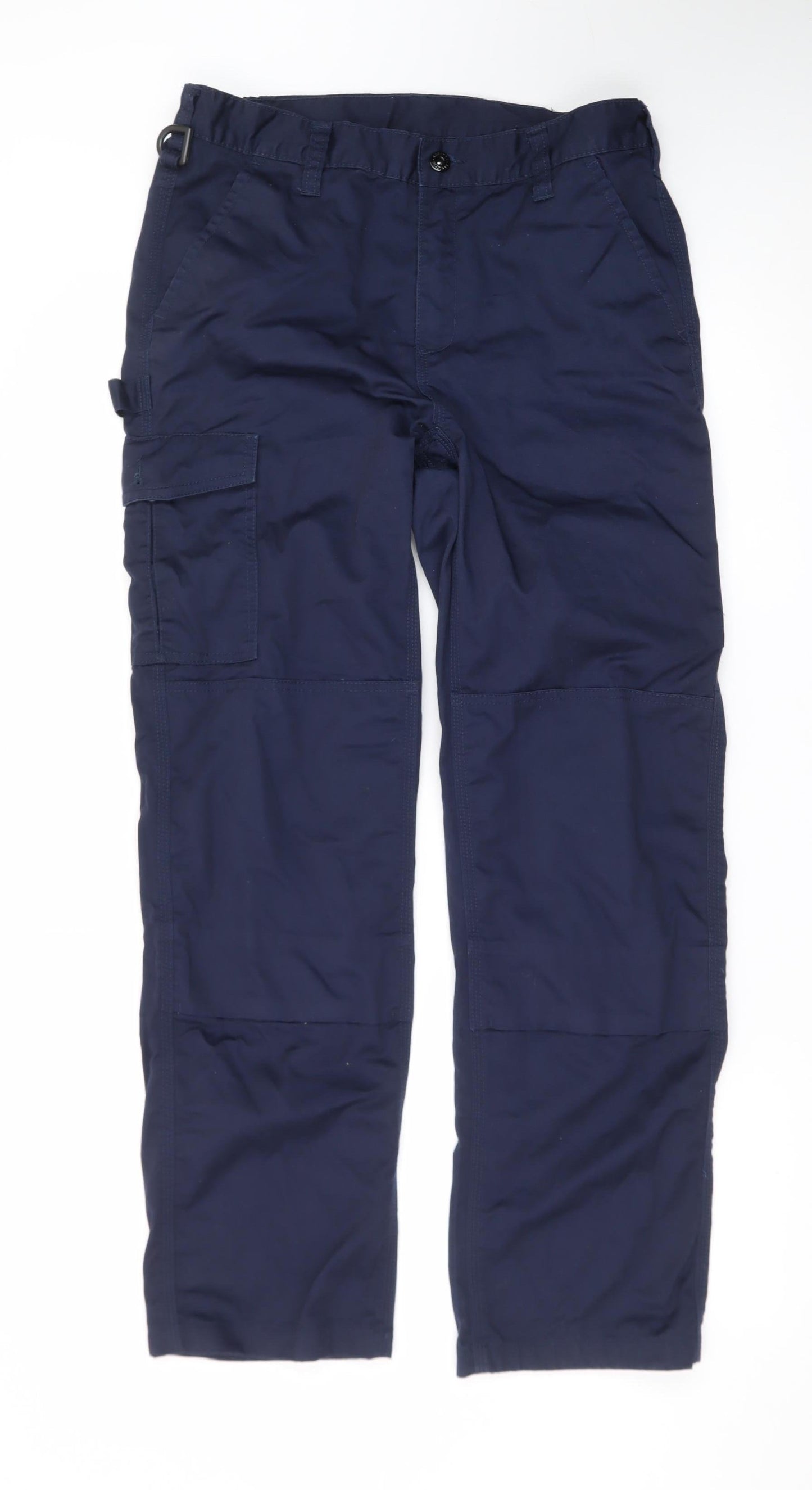 Regatta Professional Men's Navy Cargo Trousers 30W 31L Polyester Cotton Blend
