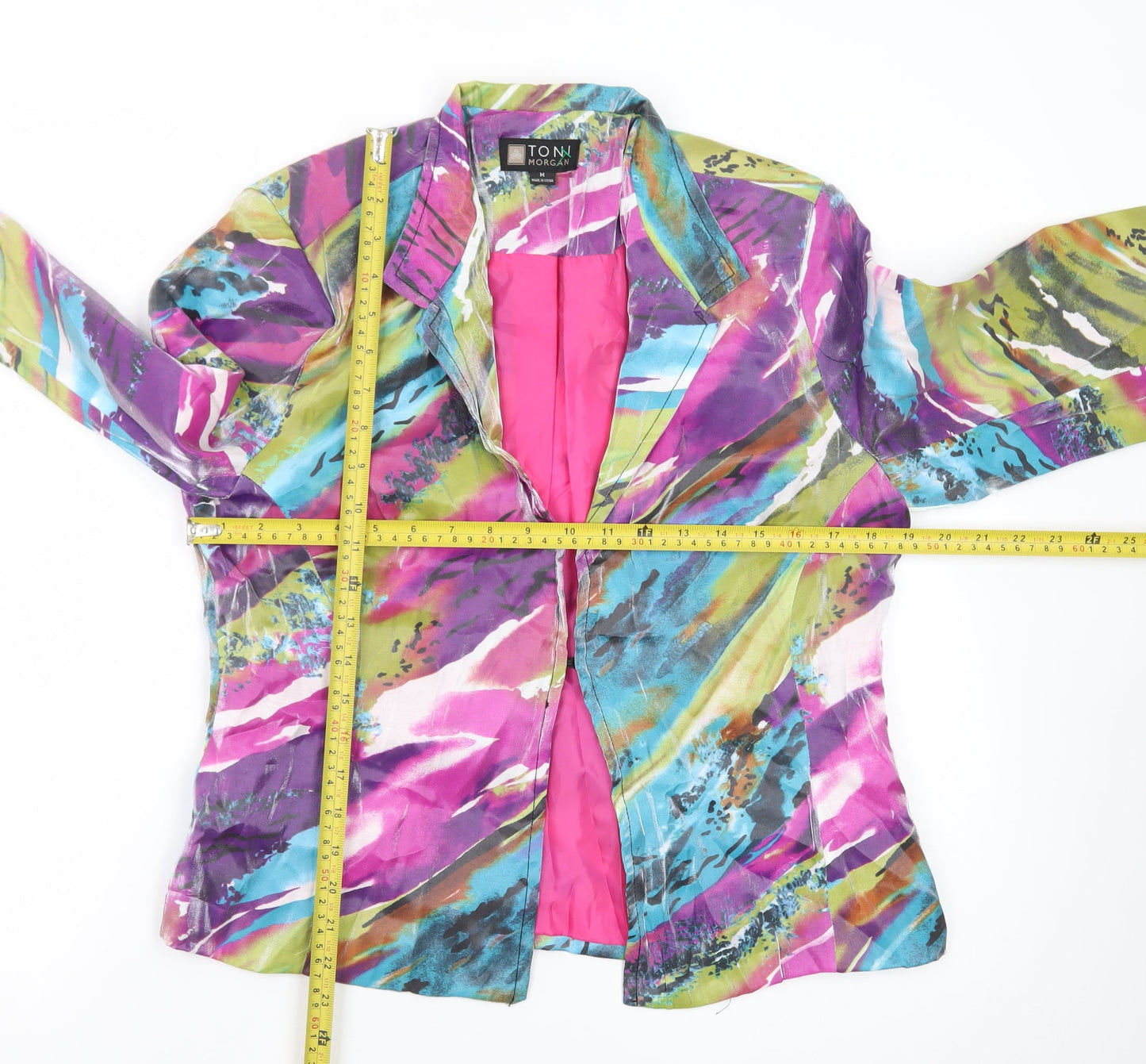 Toni Morgan Women’s Multicoloured Abstract Blazer Jacket M