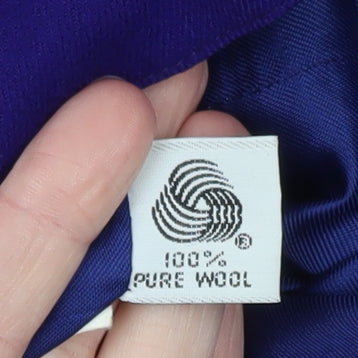Celeste Sport Women's Purple Wool Suit Jacket Size 10 Classic Fit