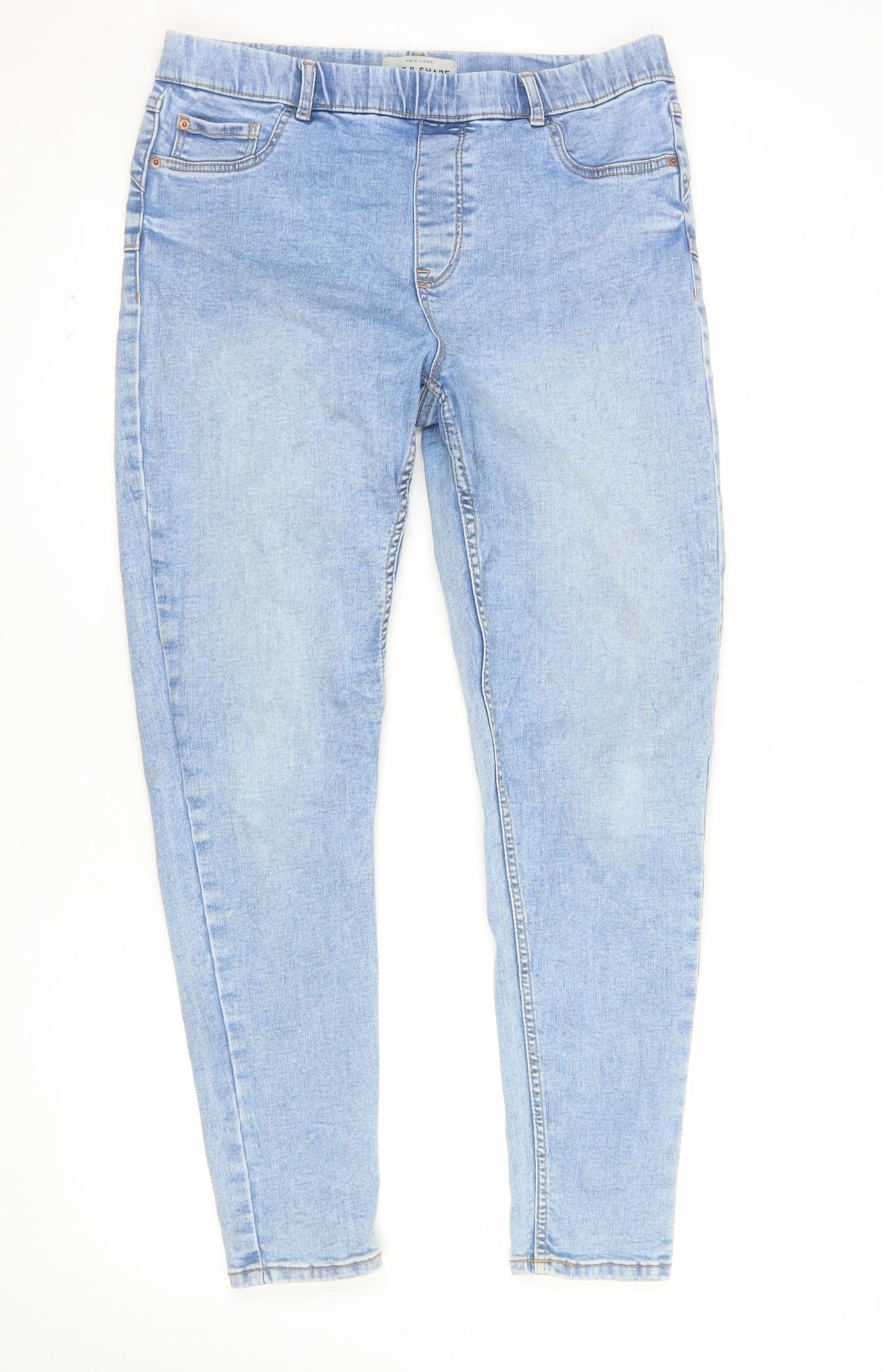 New Look Women’s Blue Lift & Shape Skinny Jeans Size 14 Regular