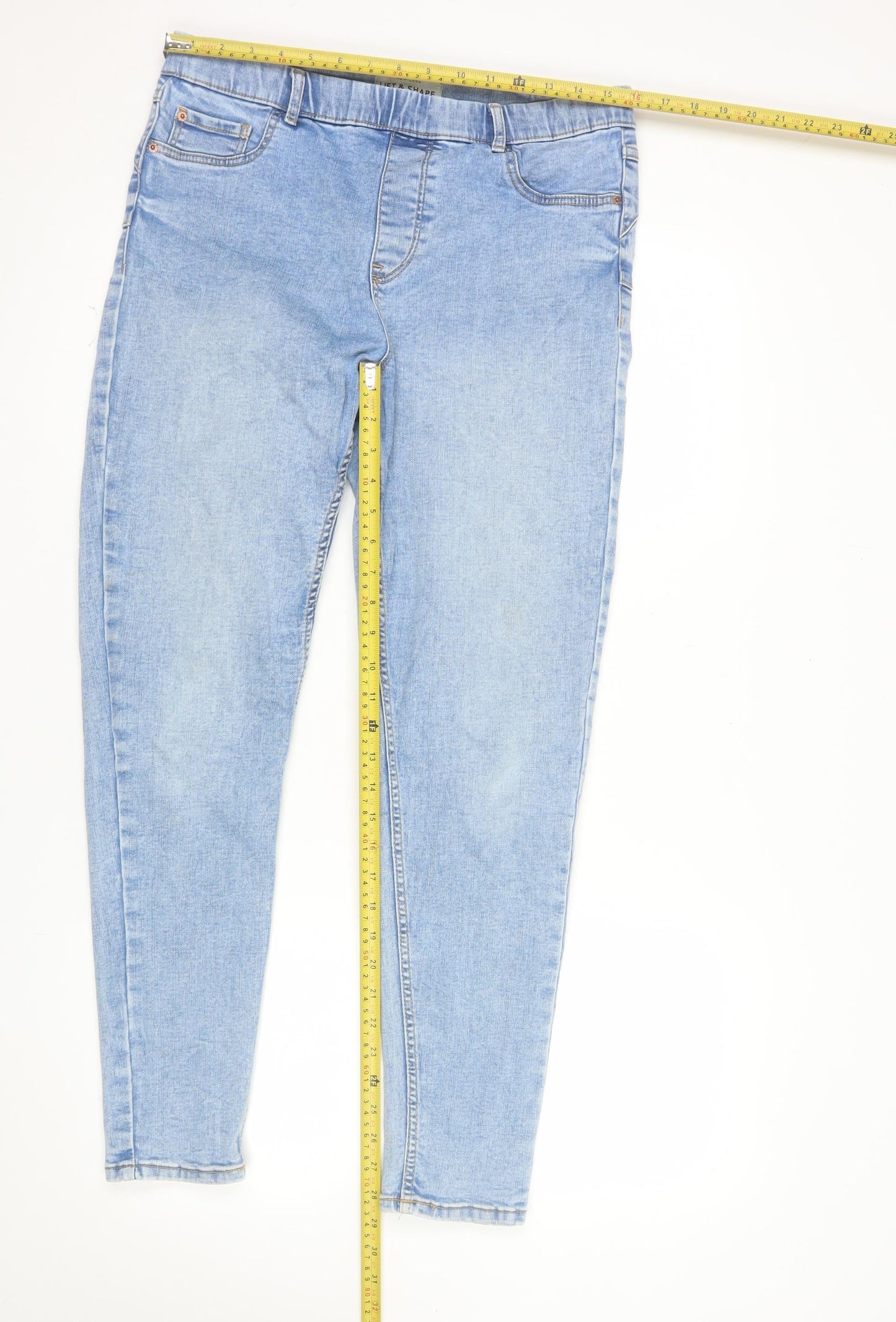 New Look Women’s Blue Lift & Shape Skinny Jeans Size 14 Regular