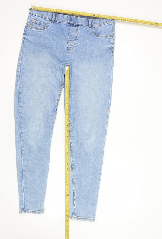 New Look Women’s Blue Lift & Shape Skinny Jeans Size 14 Regular