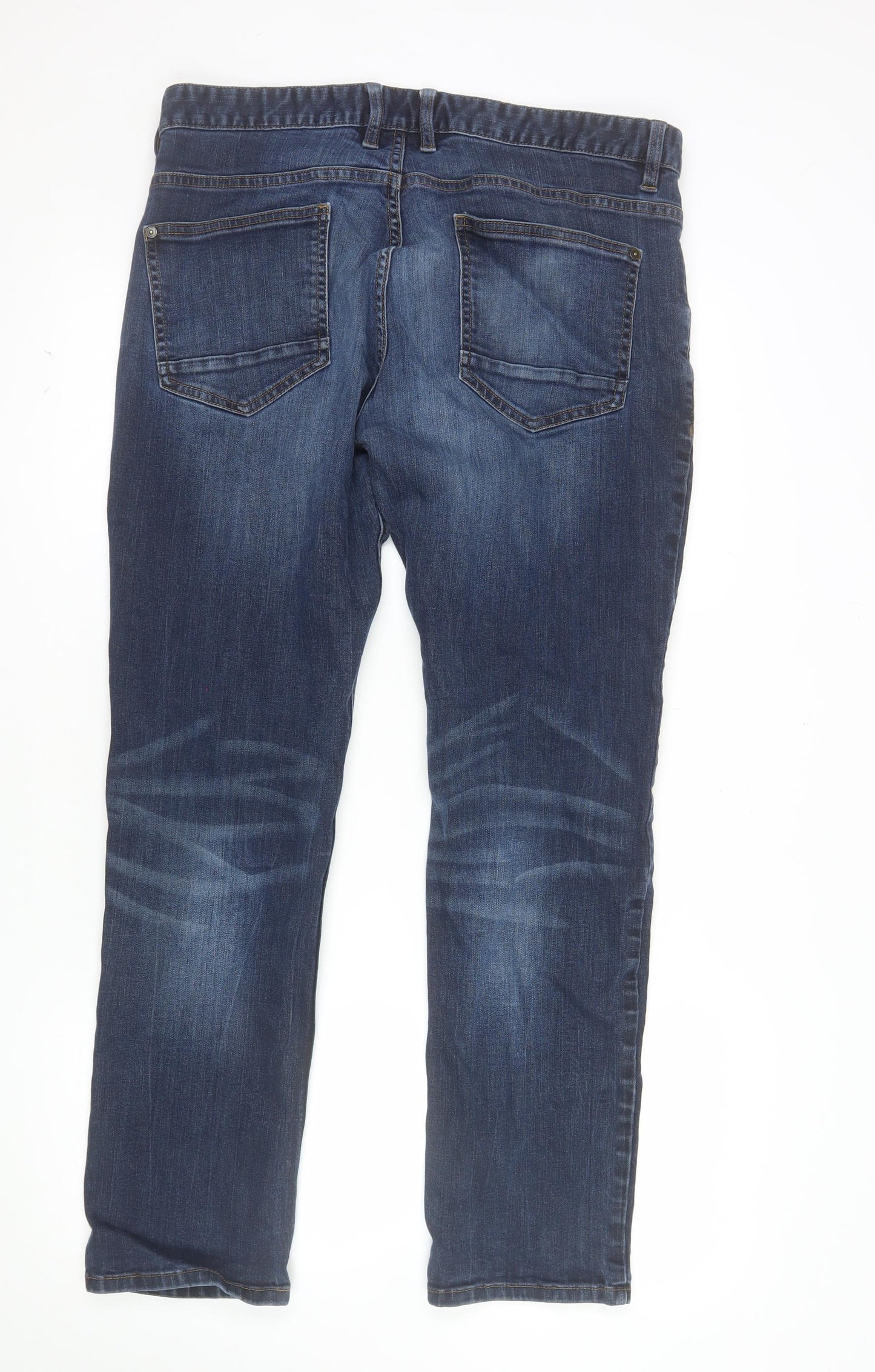 Next Men's Blue Slim Fit Jeans 34W 29L Denim Classic Style