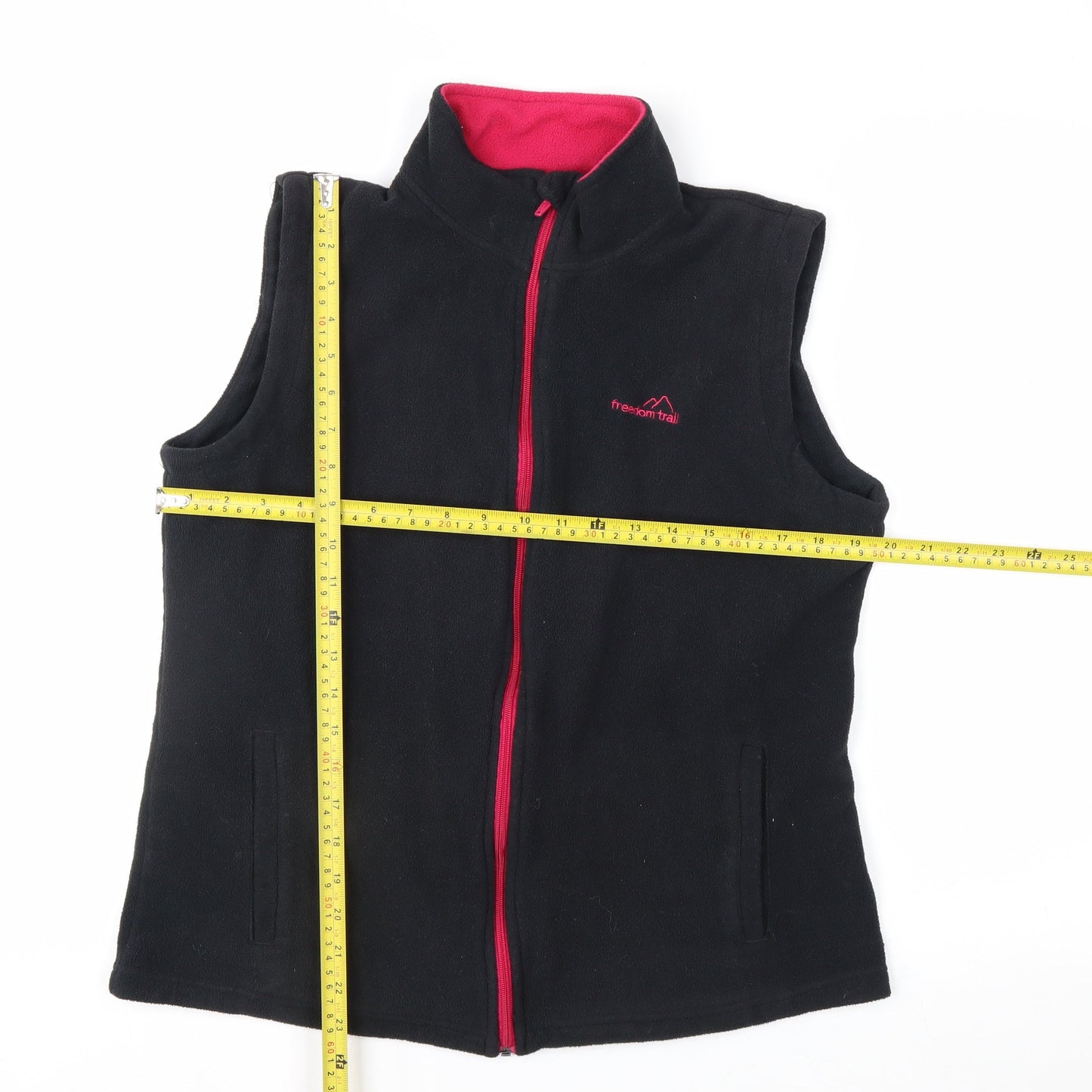 Freedom Trail Women's Black Fleece Bodywarmer Gilet Size 16