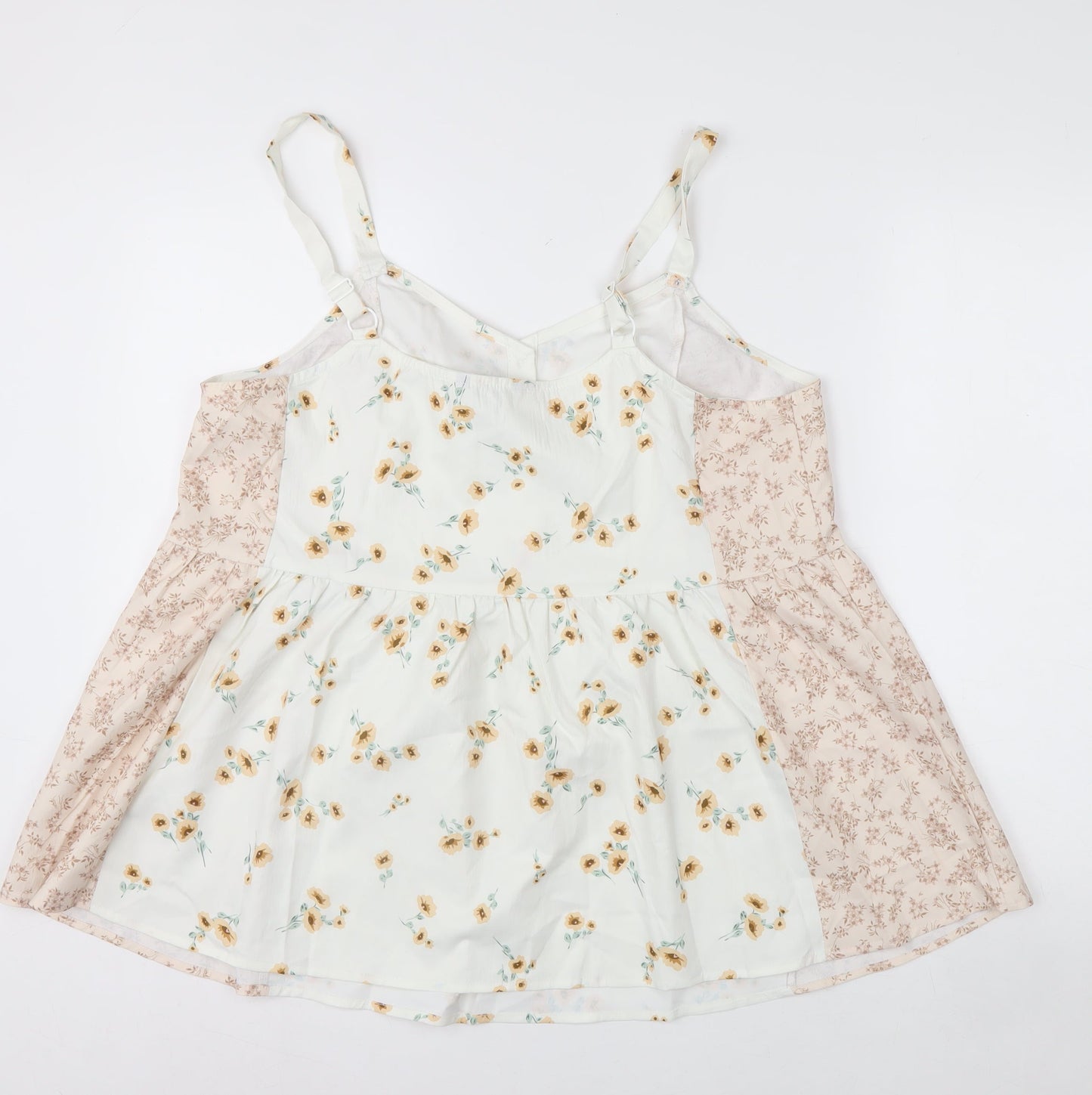 Bloomchic Women’s Multicoloured Floral Spaghetti Strap Camisole Top Size 16