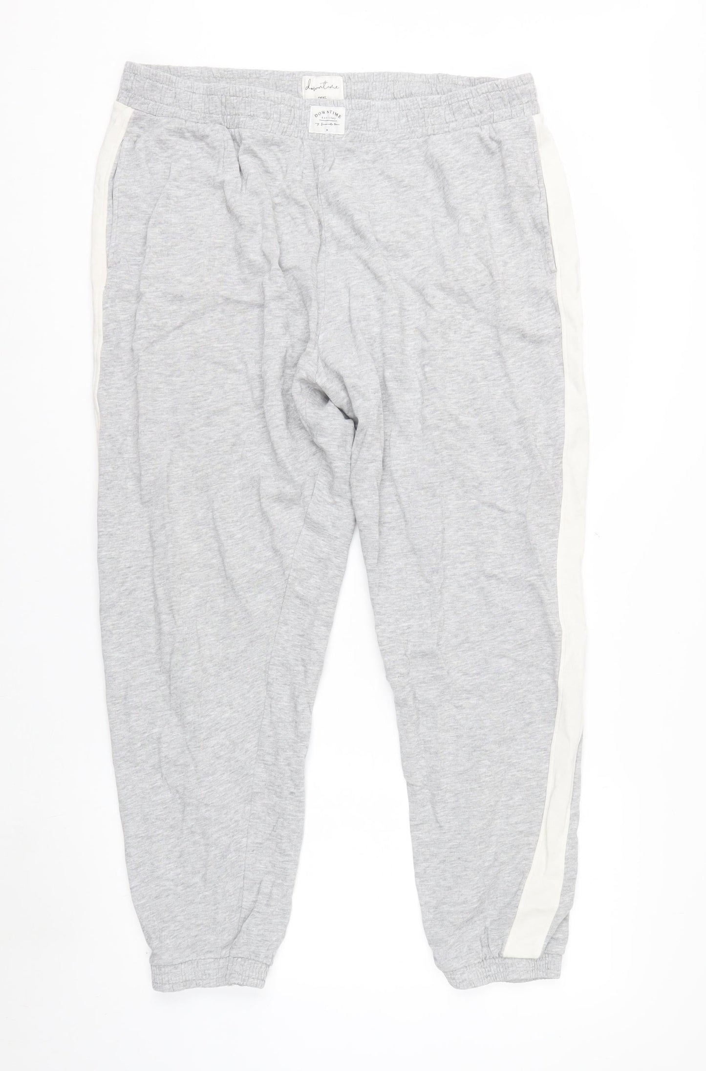 Next Women’s Grey Jogger Trousers Size 18L Tall Cotton Blend