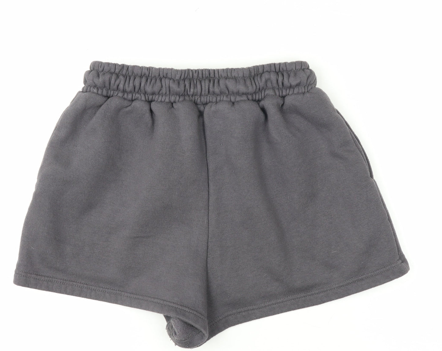 Boohoo Womens Black DSGN Studio Sweat Shorts Size M Cotton Blend