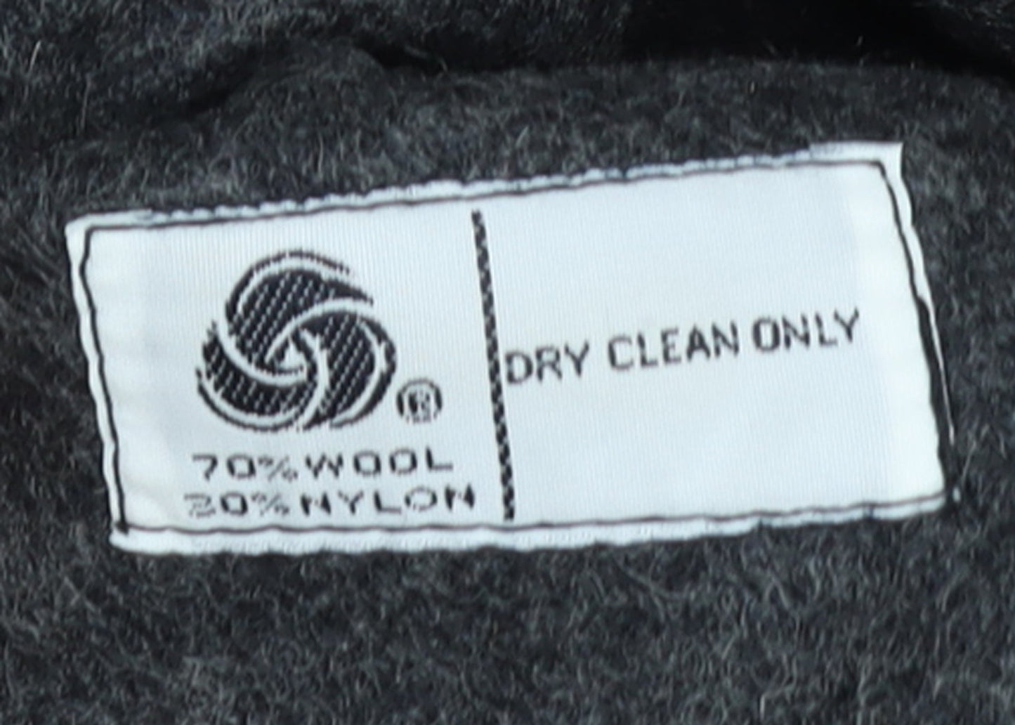 Casualcraft Men’s Grey Wool Overcoat 44R Classic Formal Jacket
