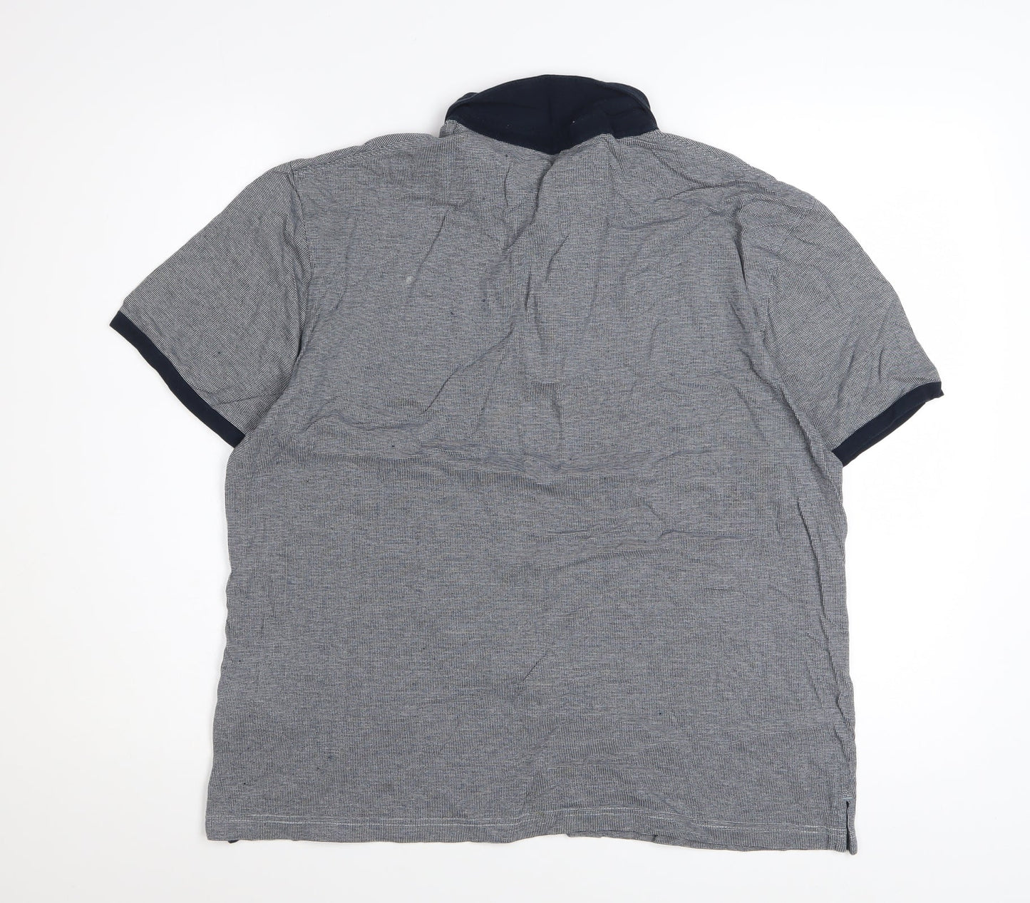 Hackett Mayfair Men's Grey Cotton Polo Shirt XL