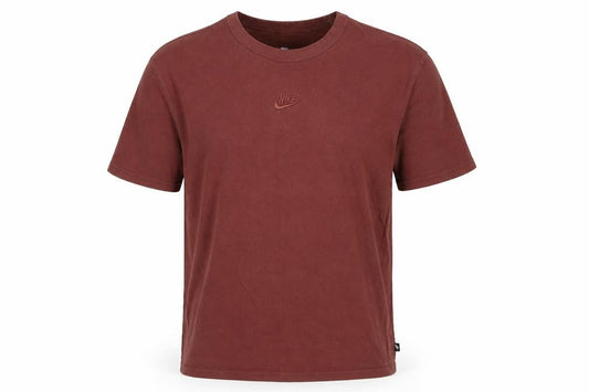 Nike Men's Brown Loose Fit Crew Neck Cotton T-Shirt Size L