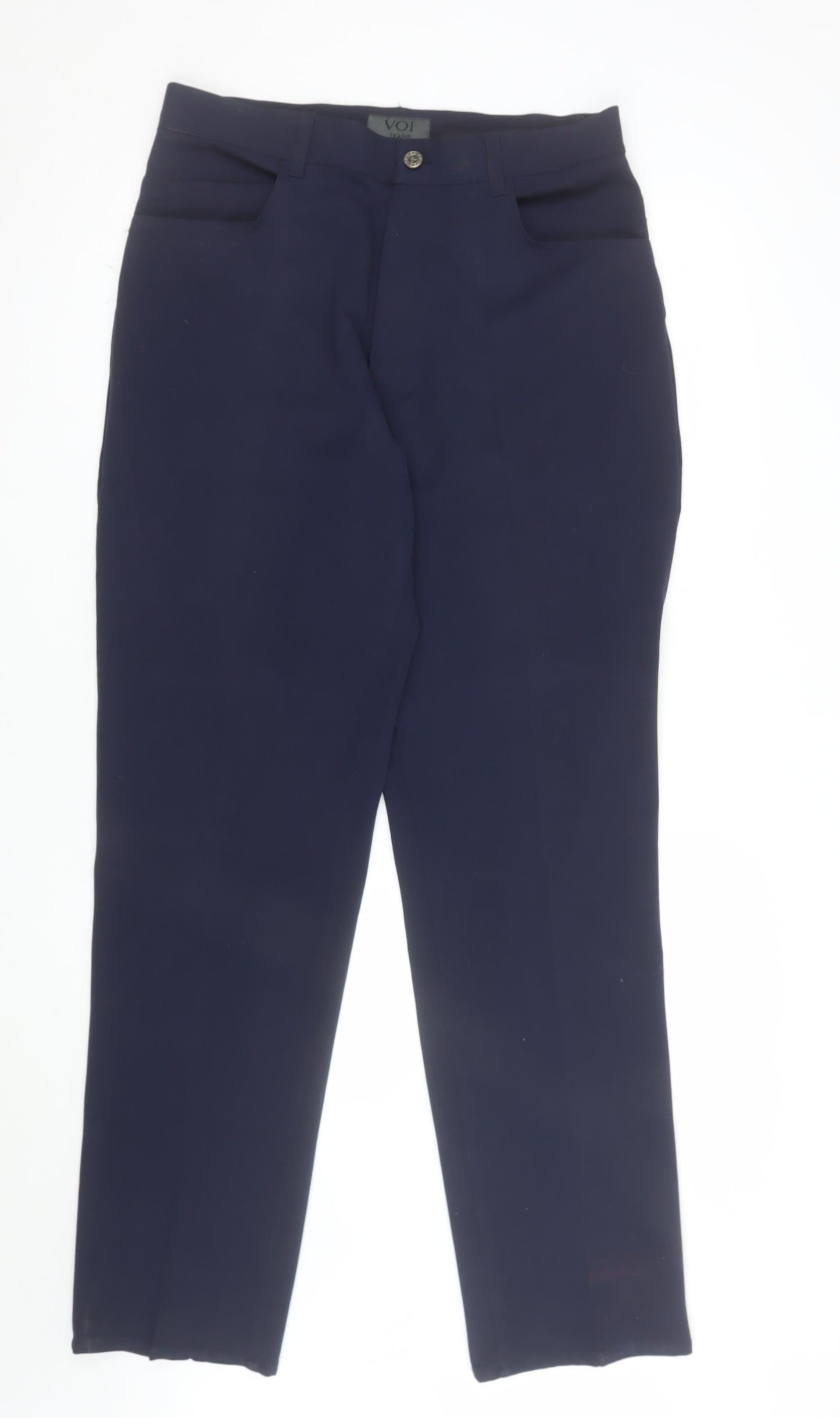 Voi Jeans Men's Blue Slim Fit Chino Trousers 34L