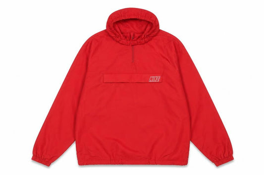 Nike Womens Red XL Windbreaker Hooded Jacket Lightweight