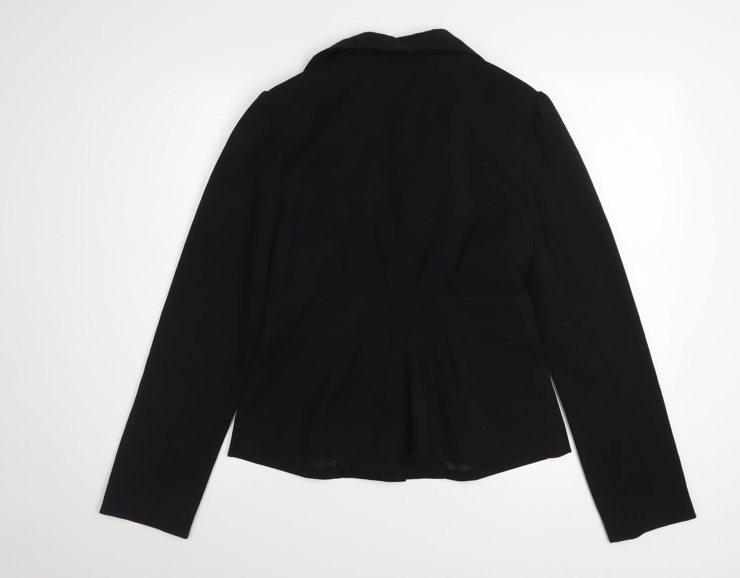 Apt.9 Womens Black Size 8 Tailored Blazer Jacket