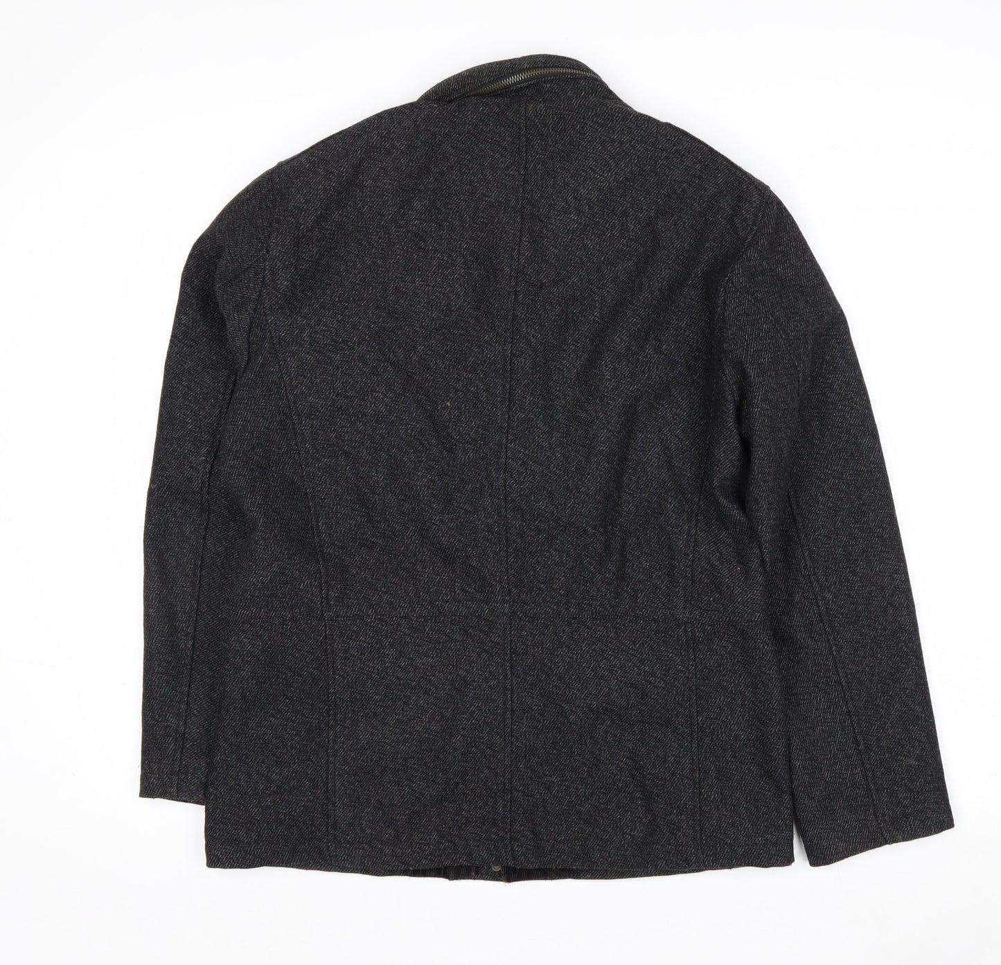 Saint George by Duffer Men’s Grey Wool Tweed Field Jacket Small