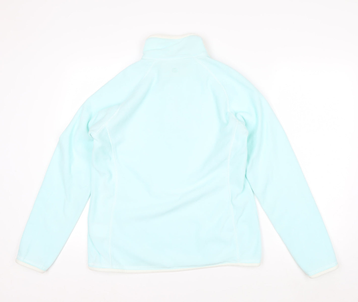 Mountain Warehouse Women Blue Size 12 Fleece Pullover 1/2 Zip Sweatshirt