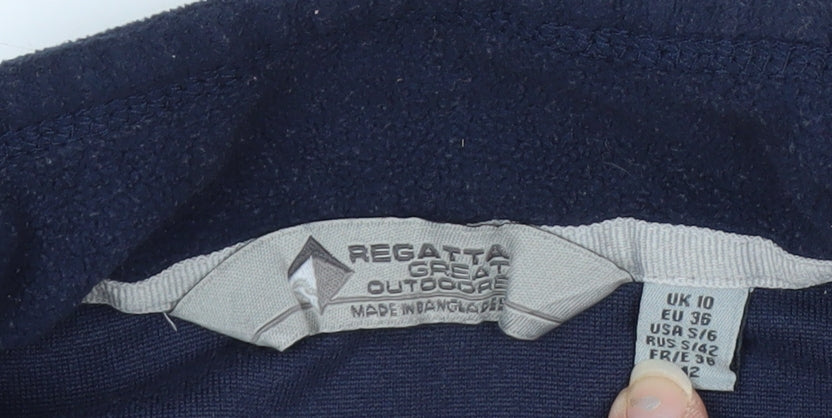 Regatta Great Outdoors Women's Navy Fleece Pullover Sweatshirt UK 10