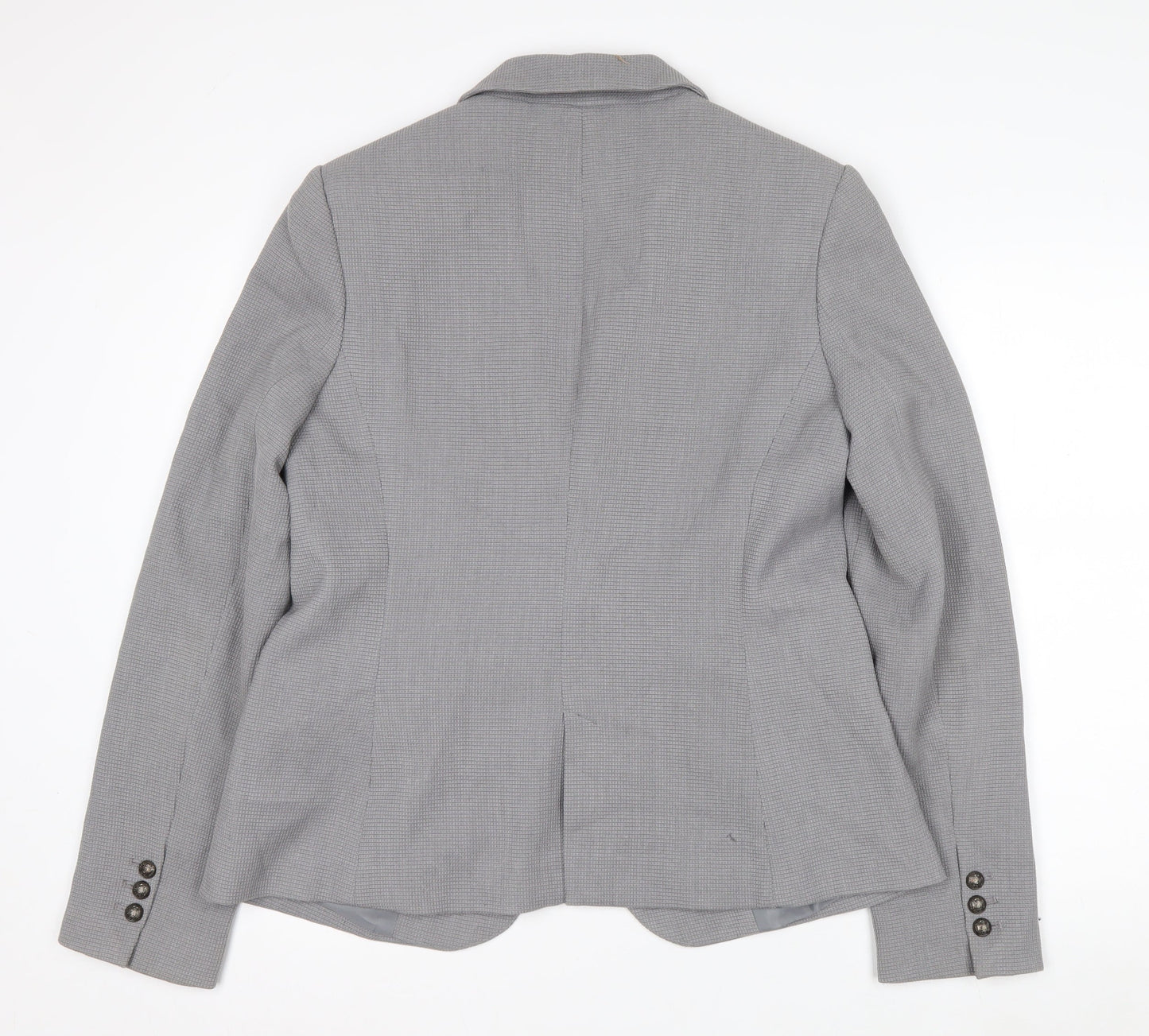 Long Tall Sally Women's Grey Size 16 Classic Tailored Blazer