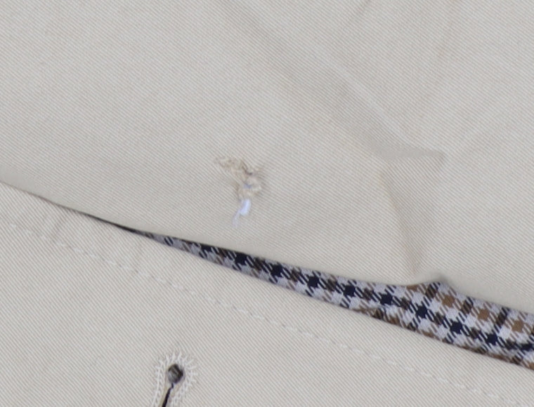Marks and Spencer Women's Beige Trench Coat Size 12 Petite Cotton Belted