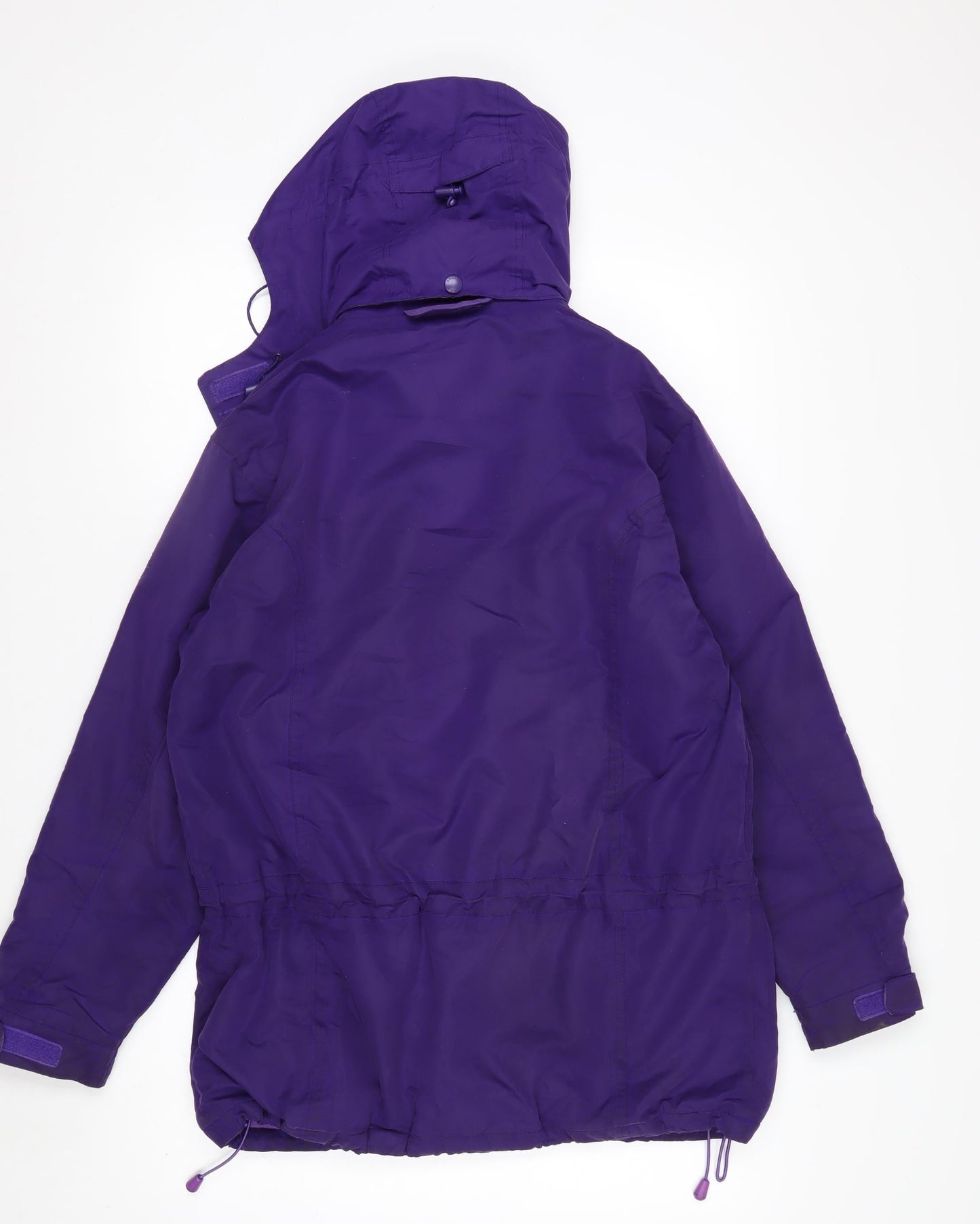 Arctic Storm Womens Purple Hooded Anorak Jacket Size 12