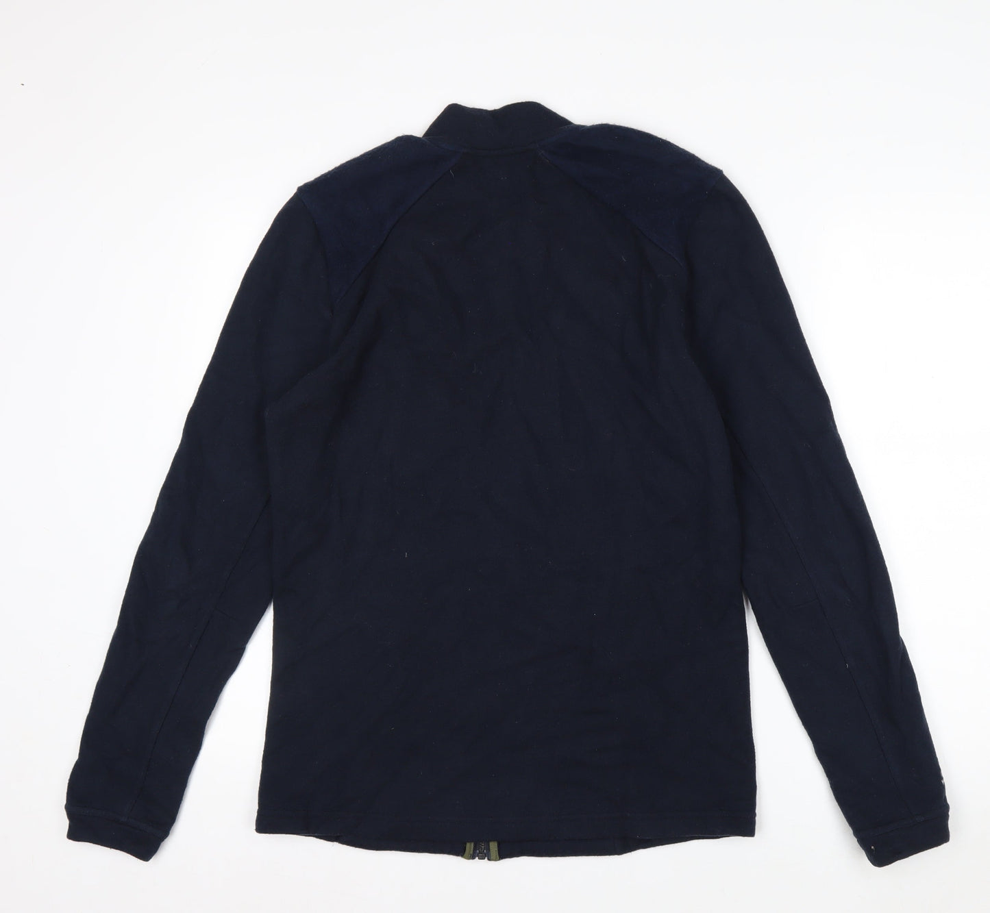 Jack Wills Men's Blue XS Wool Cotton Full Zip Jacket
