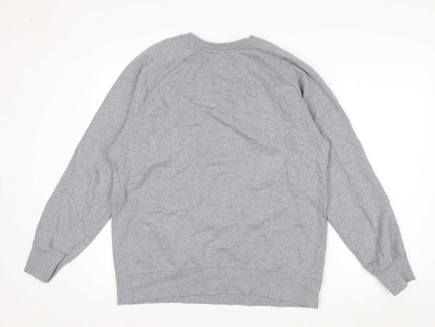 Atari Men's Grey Logo Pullover Sweatshirt Size L Cotton Retro Style