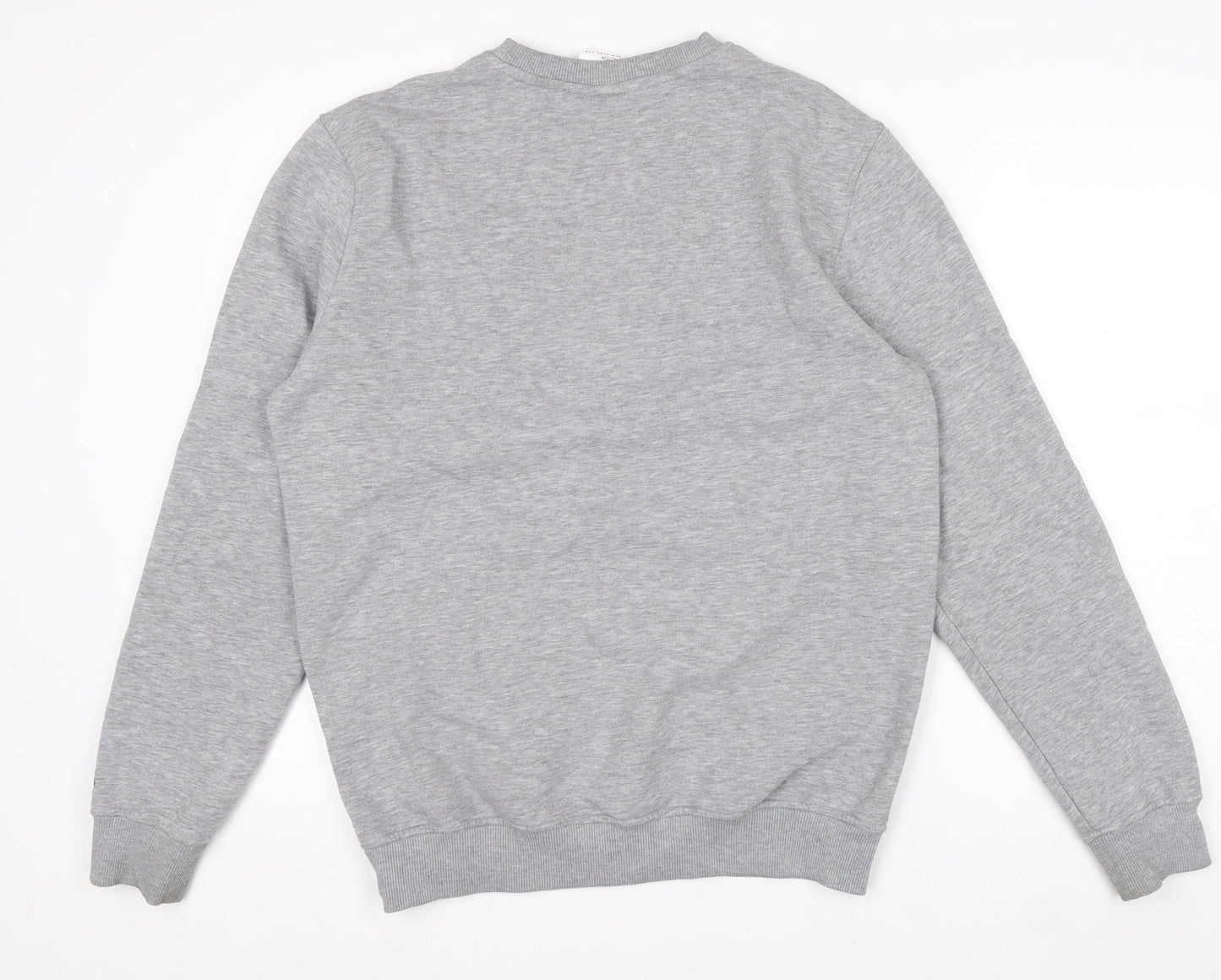 New Era Men’s Grey LA Logo Pullover Sweatshirt M Regular Fit