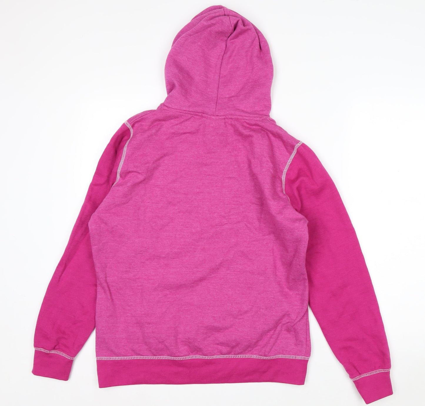 Everlast Womens Pink Pullover Hoodie Size 12 Cotton Blend Casual