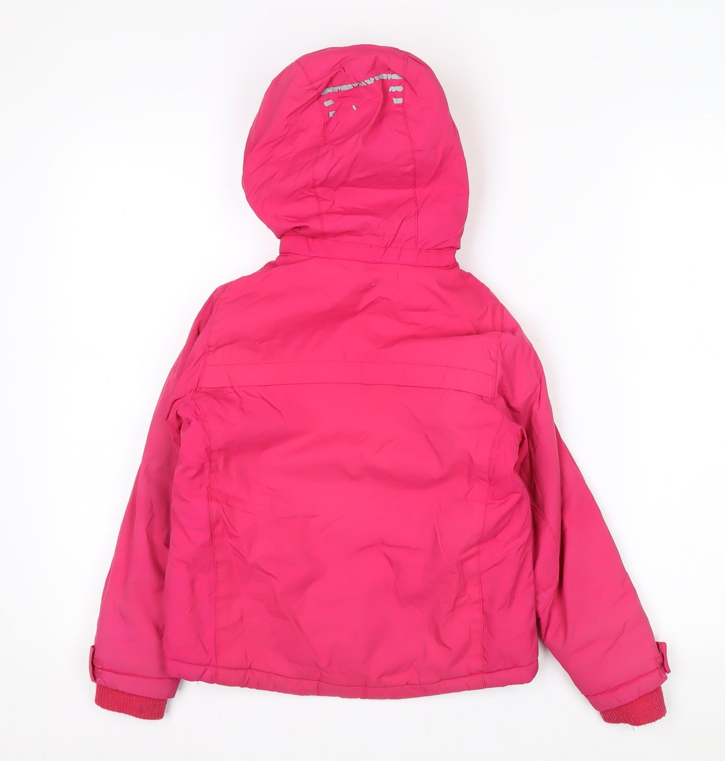 Mountain Warehouse Girls Pink Hooded Waterproof Fleece Lined Parka Coat 5-6 Years