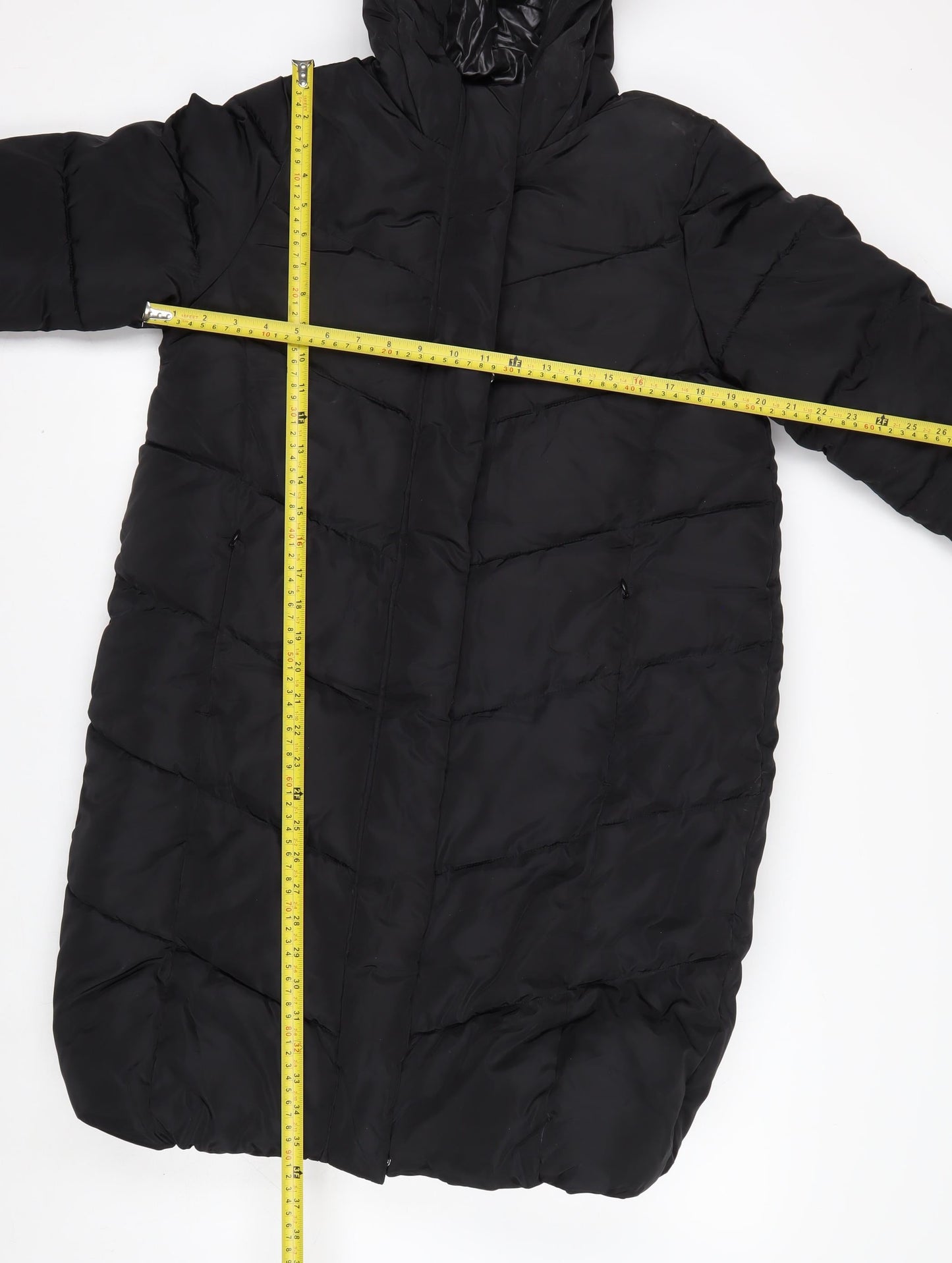 Marks and Spencer Girls Black 13-14 Years Hooded Puffer Coat Winter Jacket
