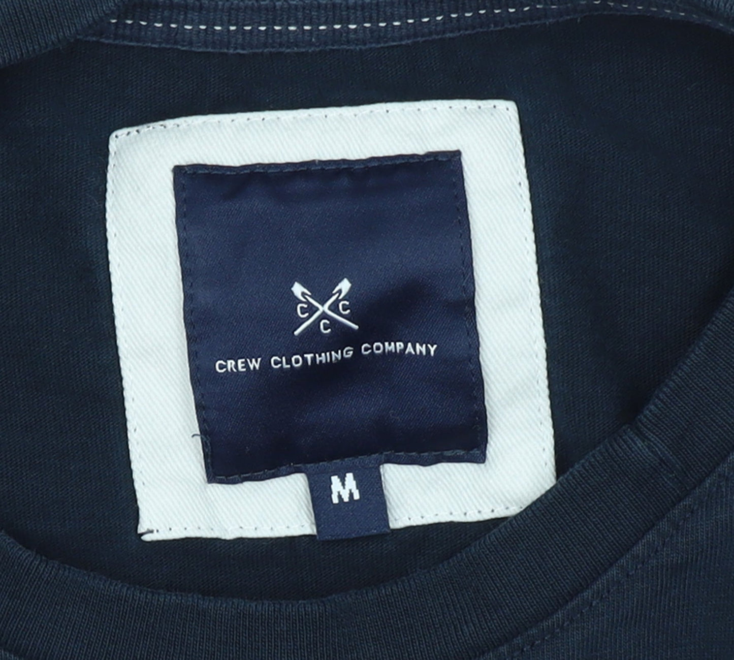 Crew Clothing Company Men's Blue Cotton Crew Neck T-Shirt M