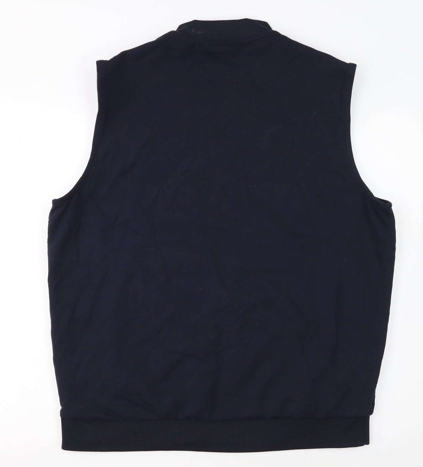 Marks and Spencer Men’s Blue Quilted Bodywarmer XL Zip Padded Gilet