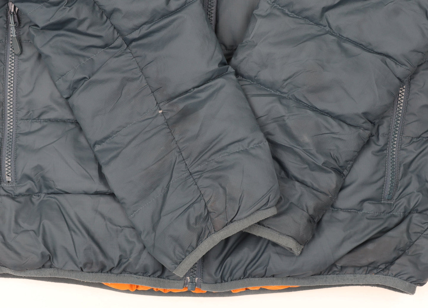 Jack Wolfskin Men's Blue Hooded Puffer Jacket Size M 40 in Hiking Outdoor