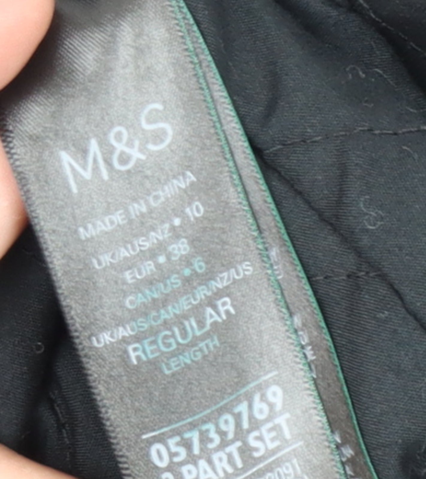 Marks and Spencer Women’s Black Long Hooded Rain Coat Size 10