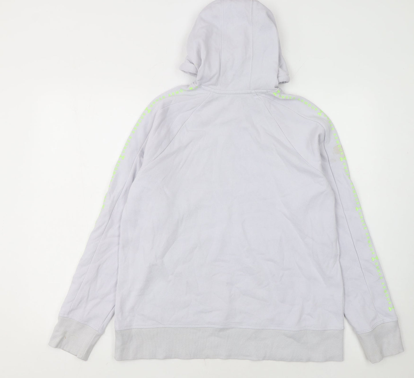 Under Armour Women's White Pullover Hoodie Medium Loose Fit Casual Wear