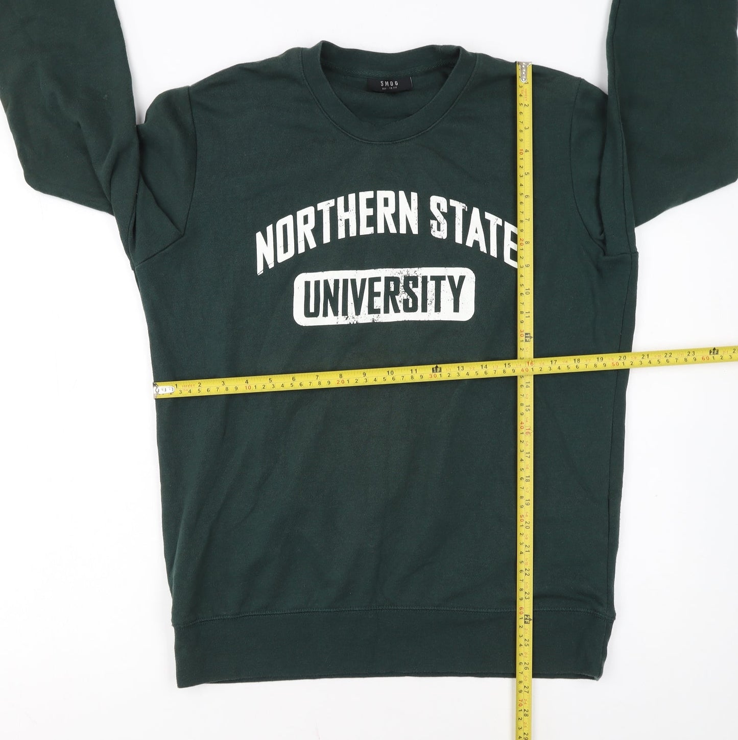 SMOG Women’s Green Northern State University Regular Fit Sweatshirt L