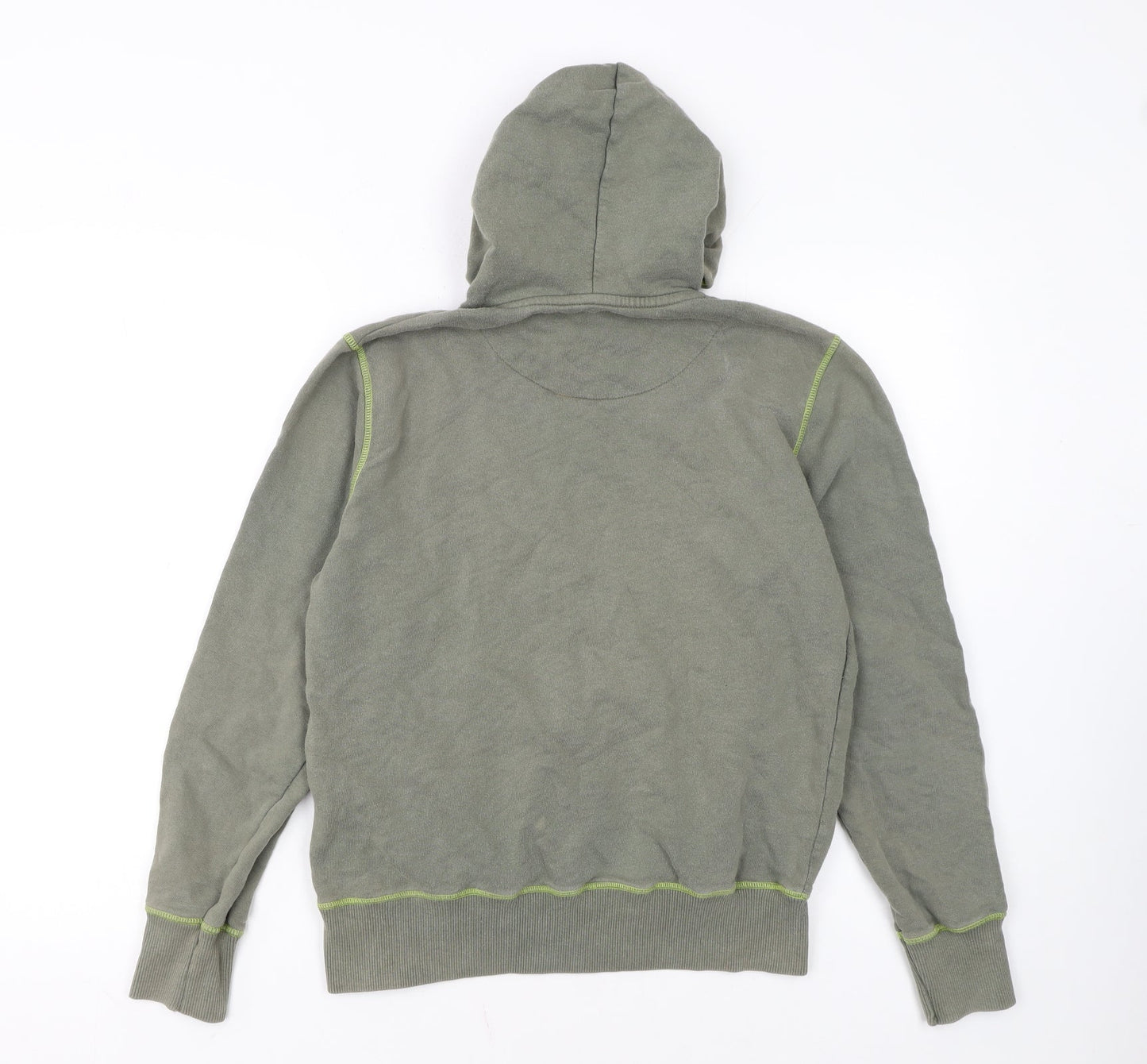 Lambretta Men's Green Pullover Hoodie Small Cotton Casual Top