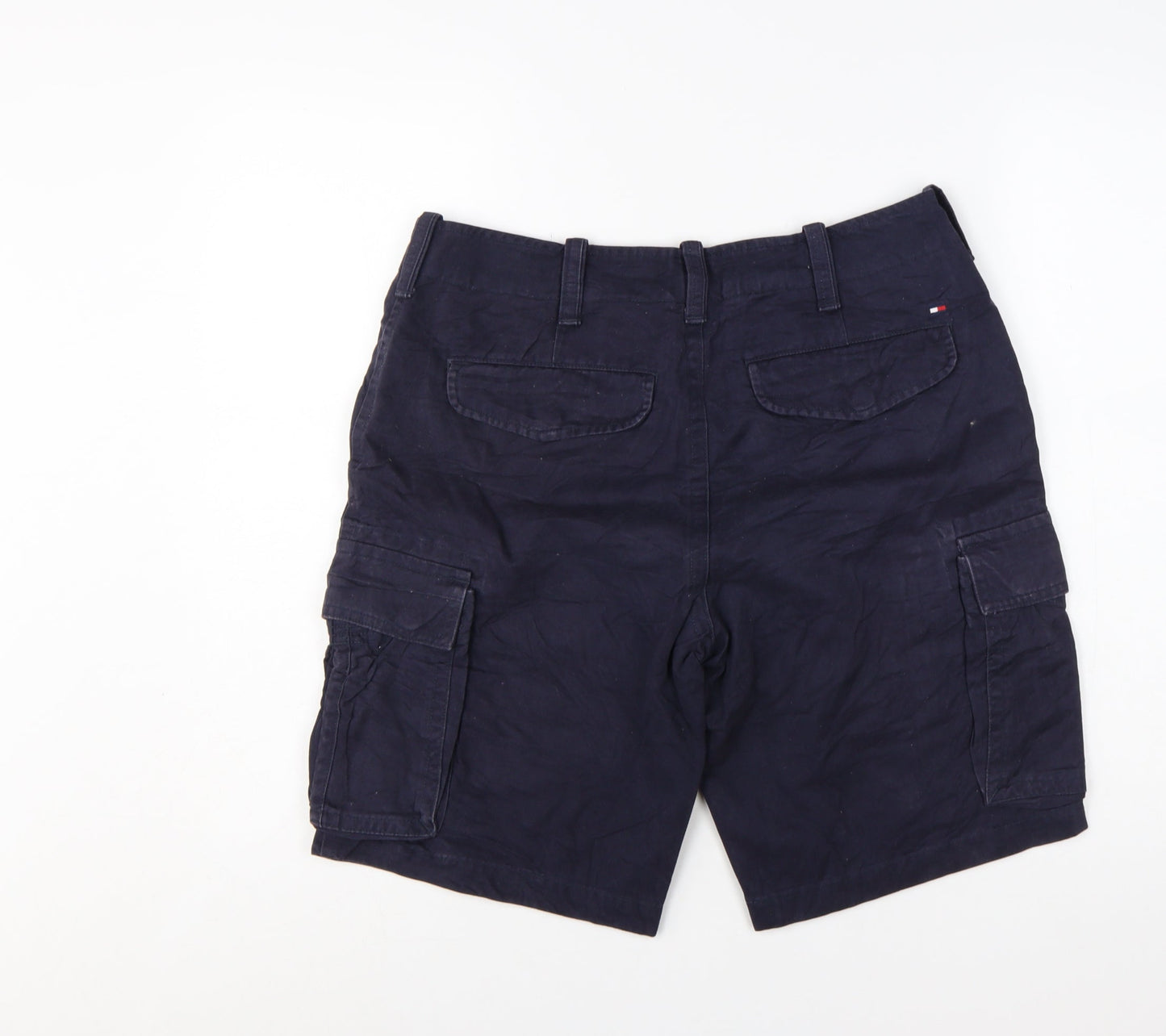 Tommy Hilfiger Men's Navy Blue Cargo Shorts Size 30 Cotton Blend