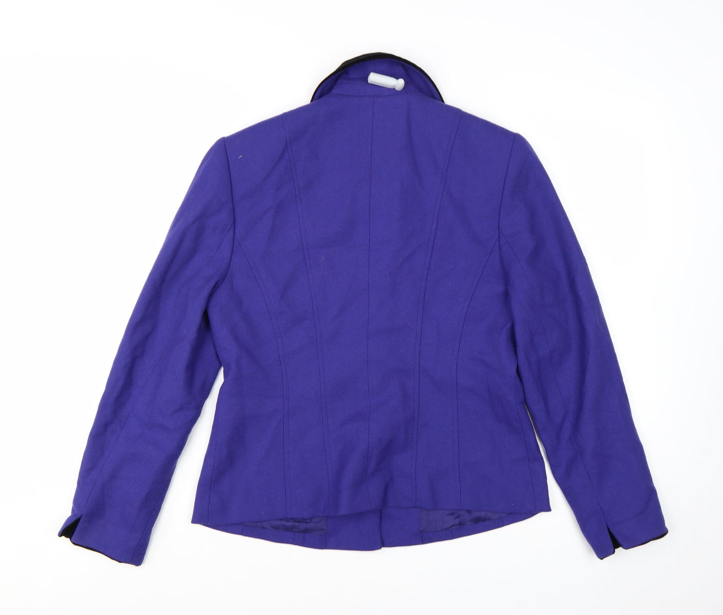 Amanda Smith Women's Purple Wool Suit Jacket Size 10 UK Classic Fit