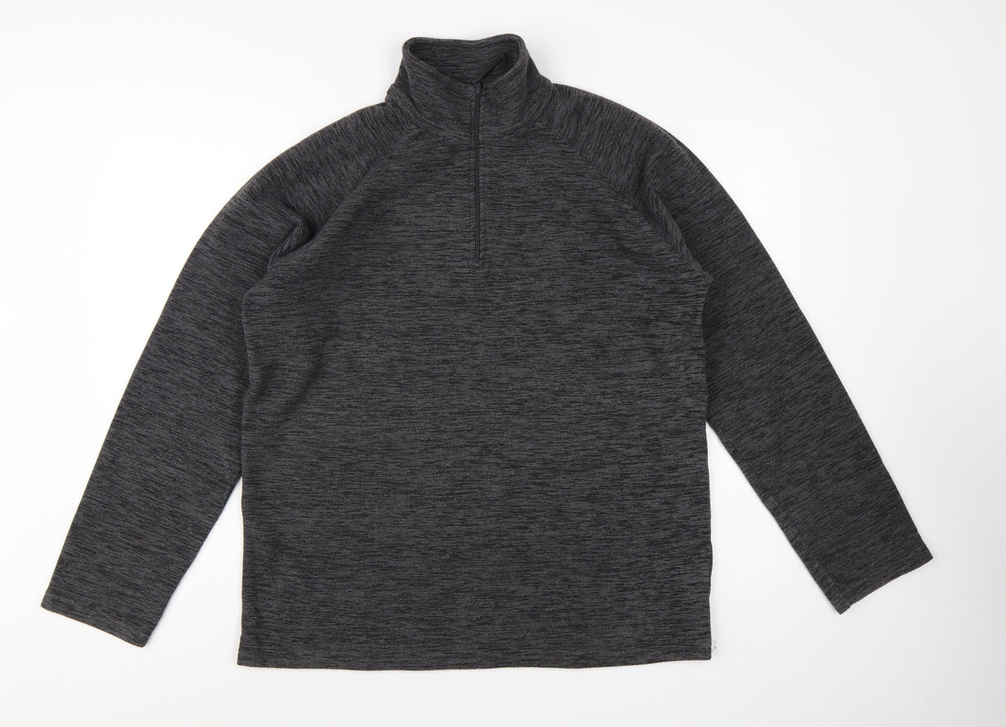 Mountain Warehouse Mens Grey Fleece 1/4 Zip Pullover Sweatshirt M
