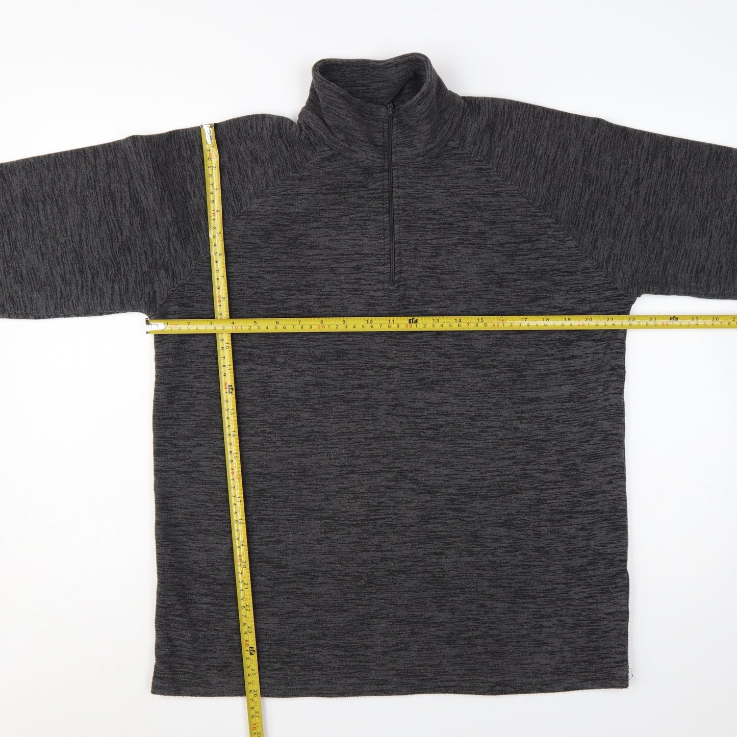 Mountain Warehouse Mens Grey Fleece 1/4 Zip Pullover Sweatshirt M