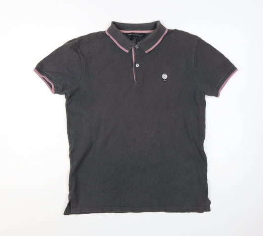 Marc by Marc Jacobs Men's Black Cotton Polo Shirt M Short Sleeve