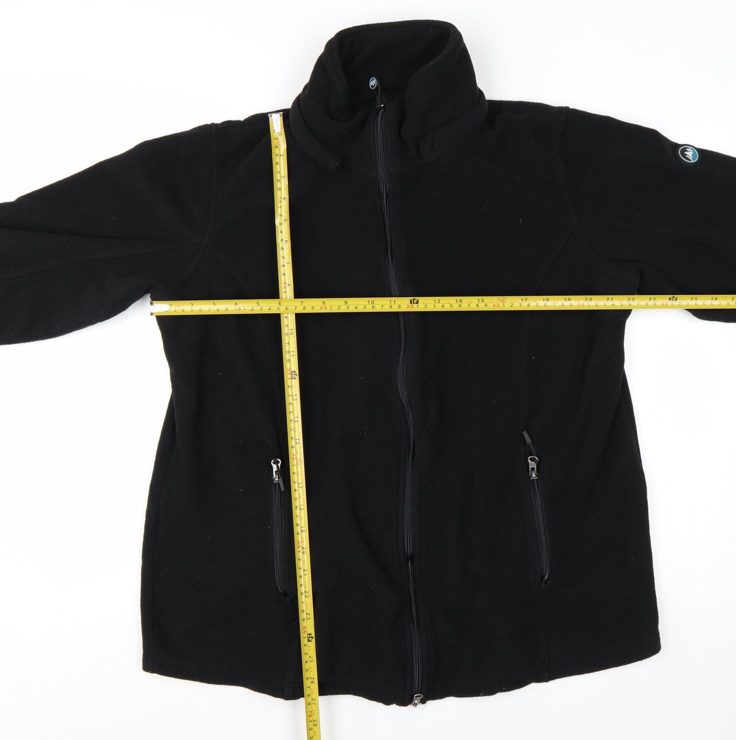 Polarino Women's Black Fleece Full Zip Jacket Size 22