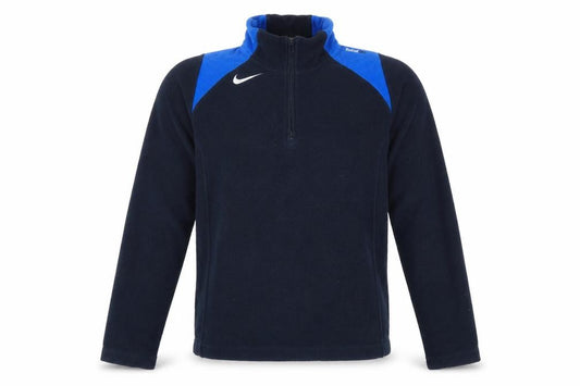 Nike Men’s Blue 1/4 Zip Fleece Pullover Sweatshirt Size M